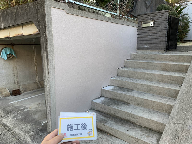 3回塗りで仕上げました。