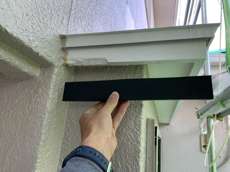 一度塗装をしてから板金取り付けします。