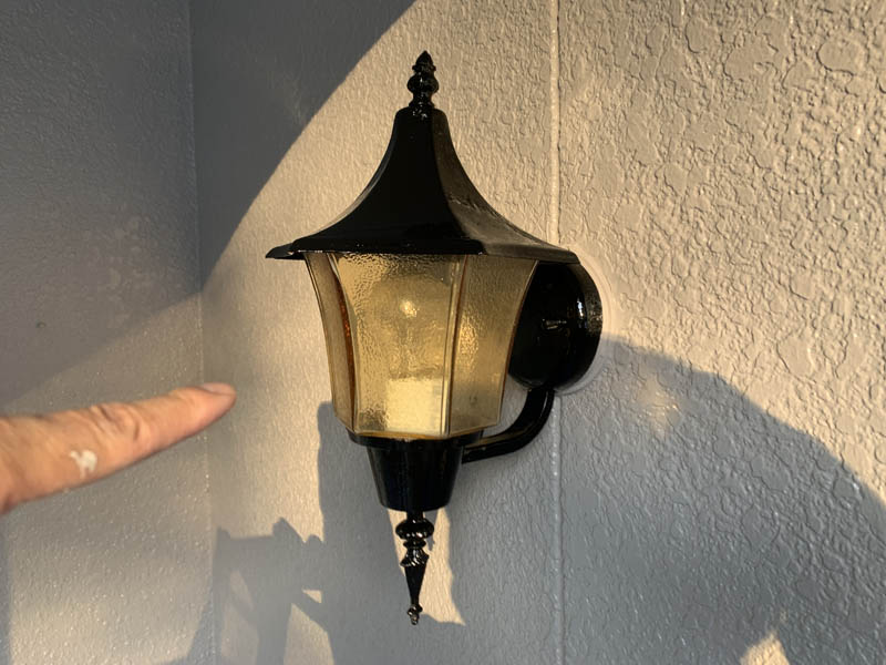 玄関照明：完了しました。