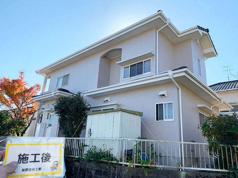 美しくなりました。付帯部はすべて白で統一しました。