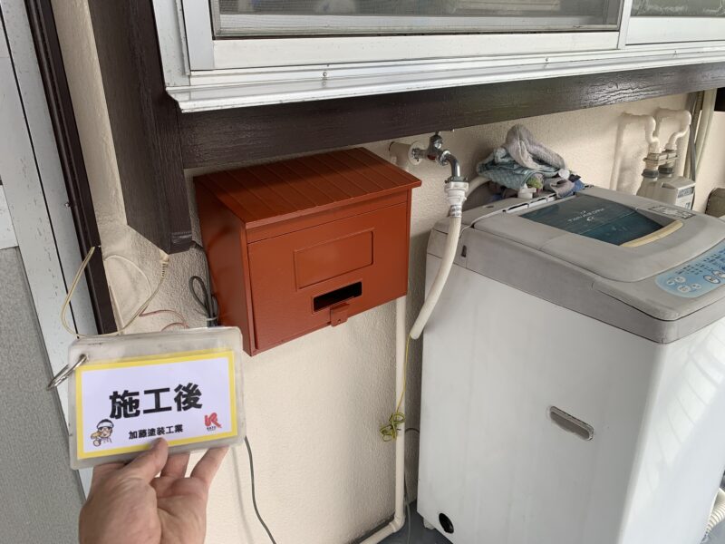 ポストも綺麗になりました。