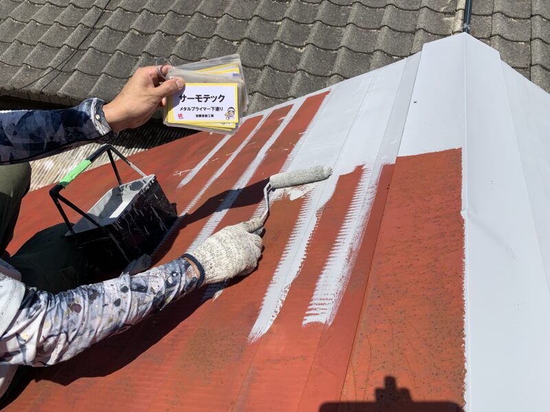 ハケではしってからローラーでおいかけていきます。