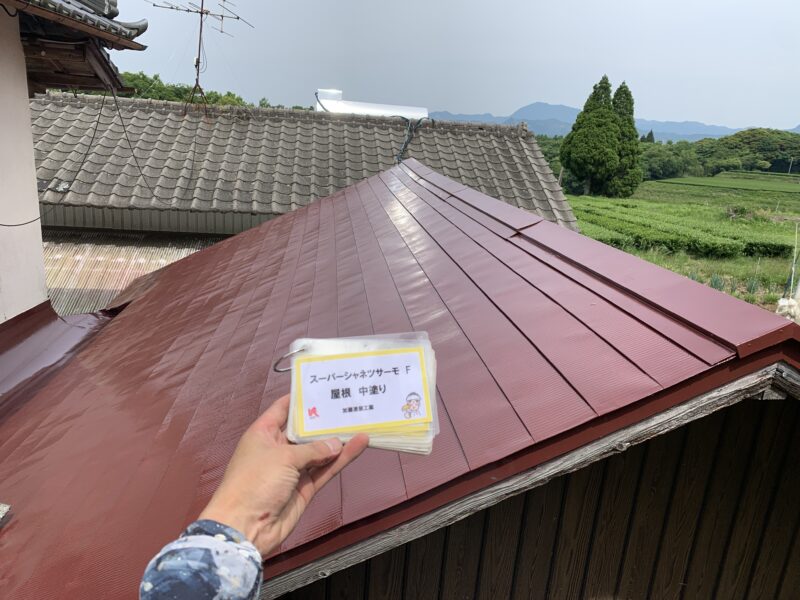 中塗り完了しました。