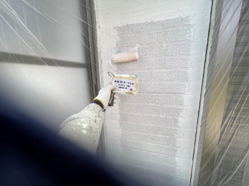 下塗り2回目状況