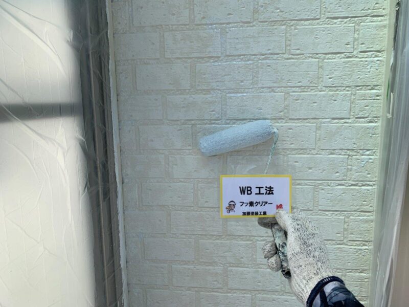 最後にはフッ素クリアーでコーティングしました。全5回塗り仕上げ。