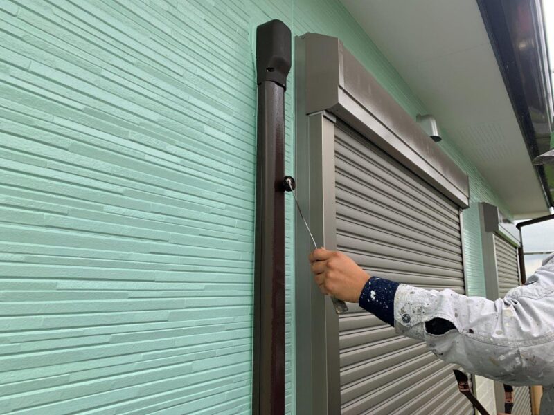 室外機のカバー塗装