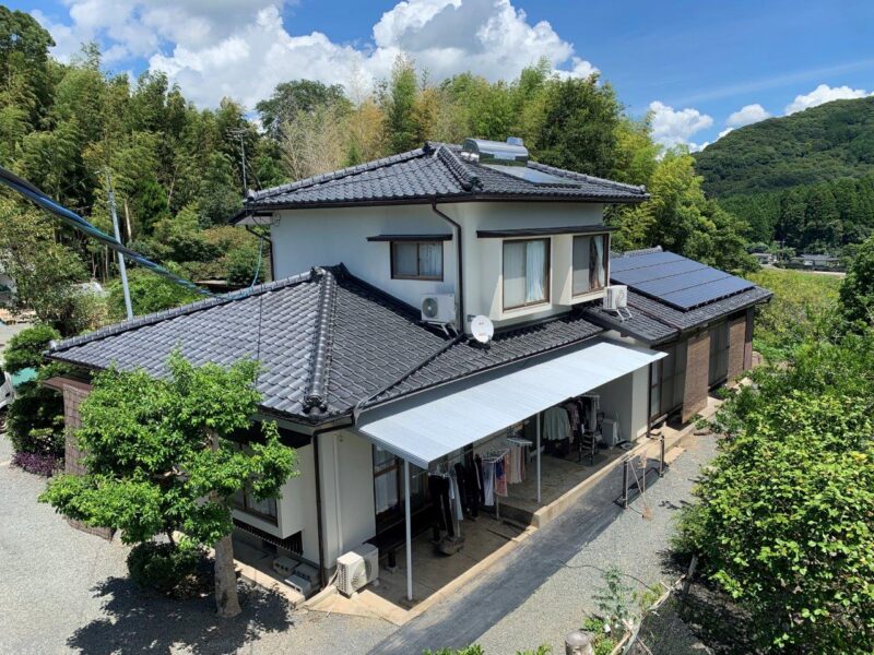 M様邸　熊本市北区外壁塗装　屋根瓦塗装　築年数40年塗替え工事