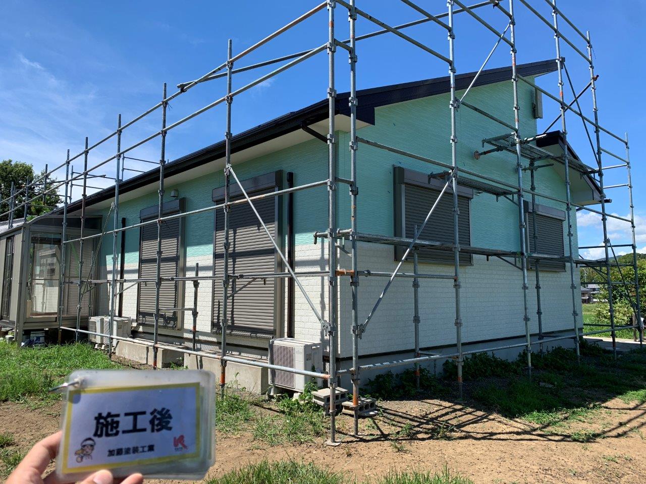 T様邸　塗装工事　熊本県玉名市外壁塗装　屋根塗装　
