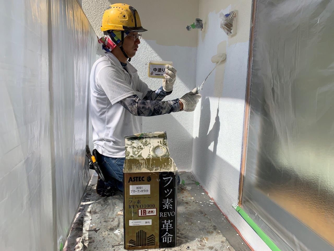 熊本市外壁塗装　フッ素革命