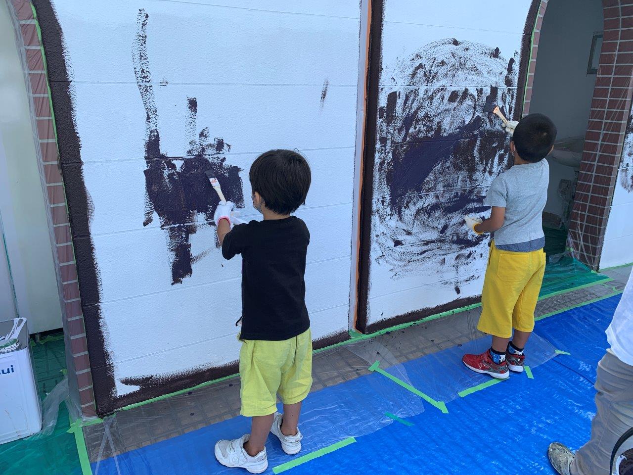ボランティア塗装　in　福岡