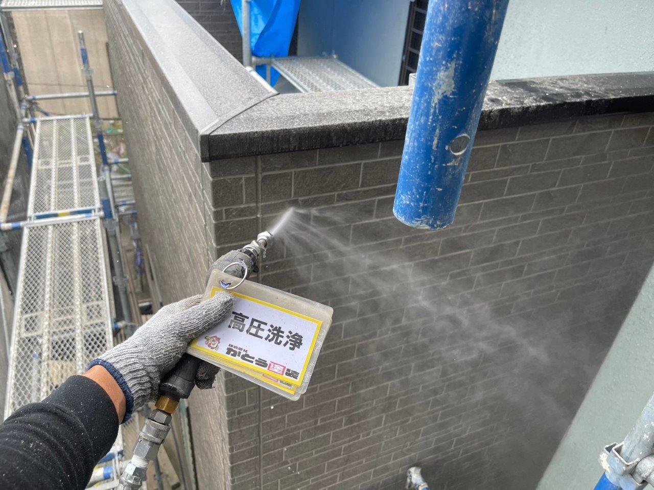 熊本市北区植木町S様邸外壁塗装，高圧洗浄をおこないました。