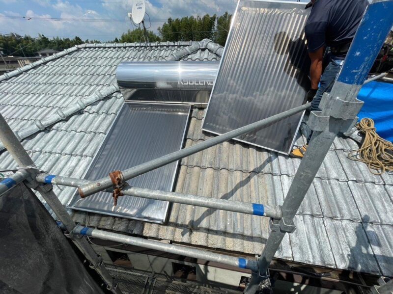 天日を取り外します。