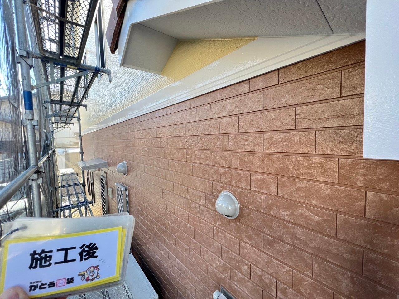 菊池郡菊陽町S様邸外壁塗装，完了しました。