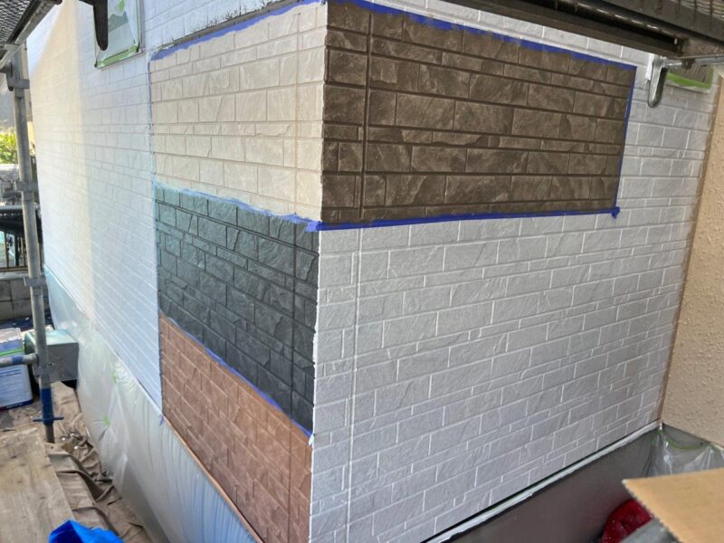 お客様のご要望にお応えして、もう1パターン追加で塗布しました。