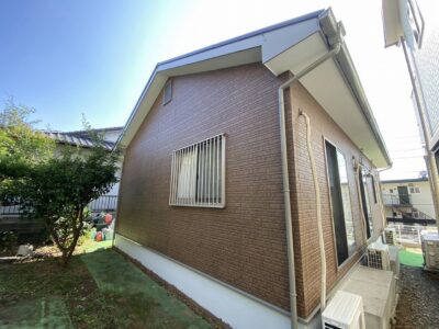 熊本市東区M様邸　外壁屋根塗装　WB多彩仕上げ工法で落ち着きと深みのある外観に仕上げました　