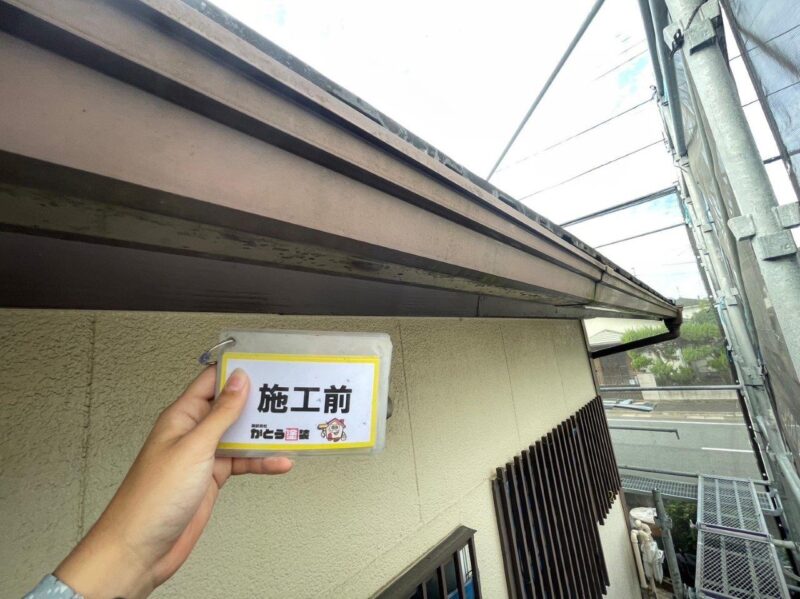 鼻隠し、雨どいのお写真です。