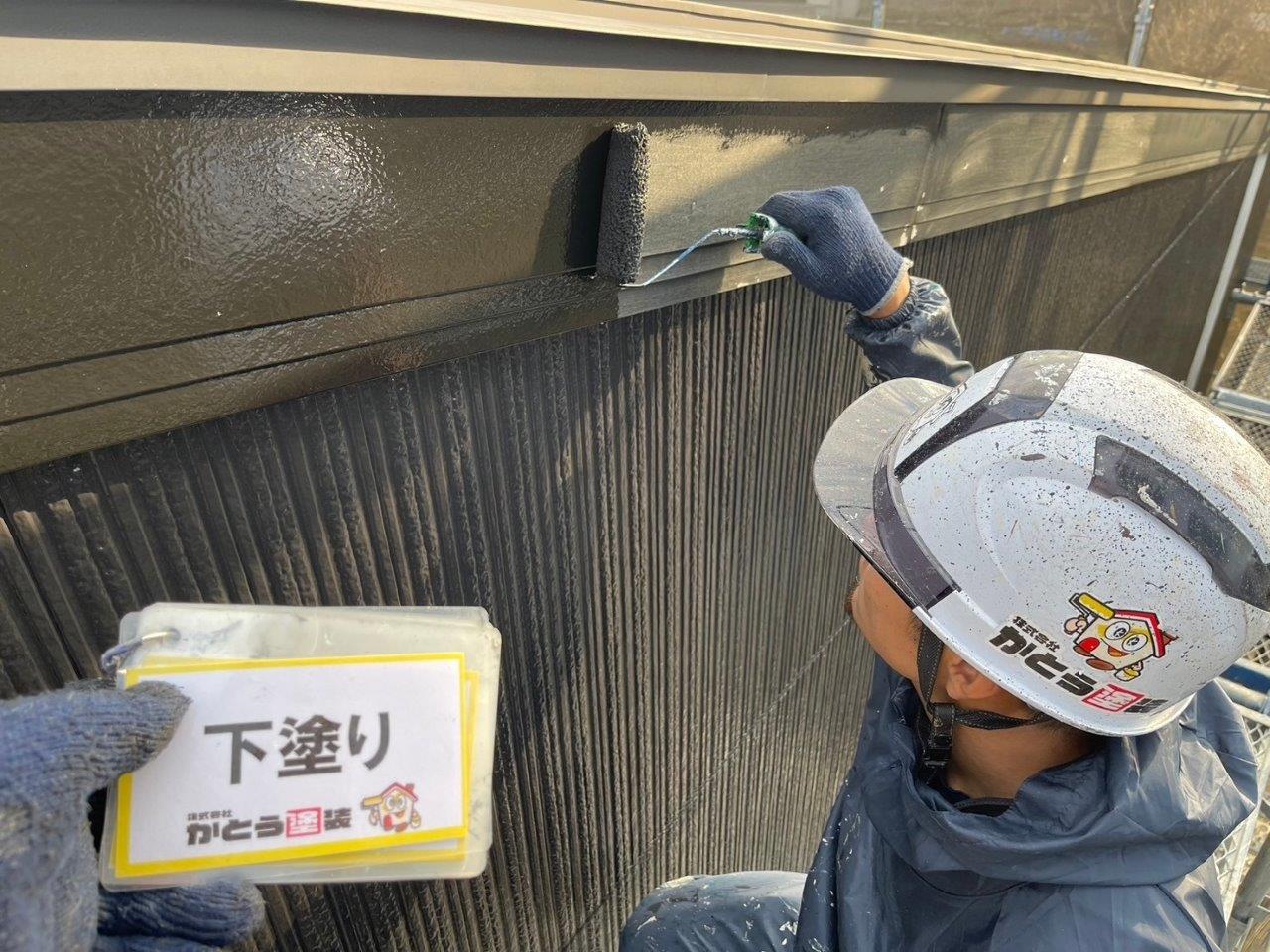 熊本市北区龍田T様邸外壁塗装，外壁塗装をおこないました。