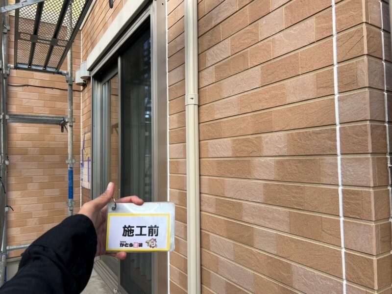 １階外壁アップのお写真です。