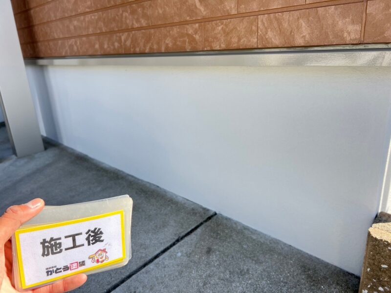 土台水切り、基礎のお写真です。