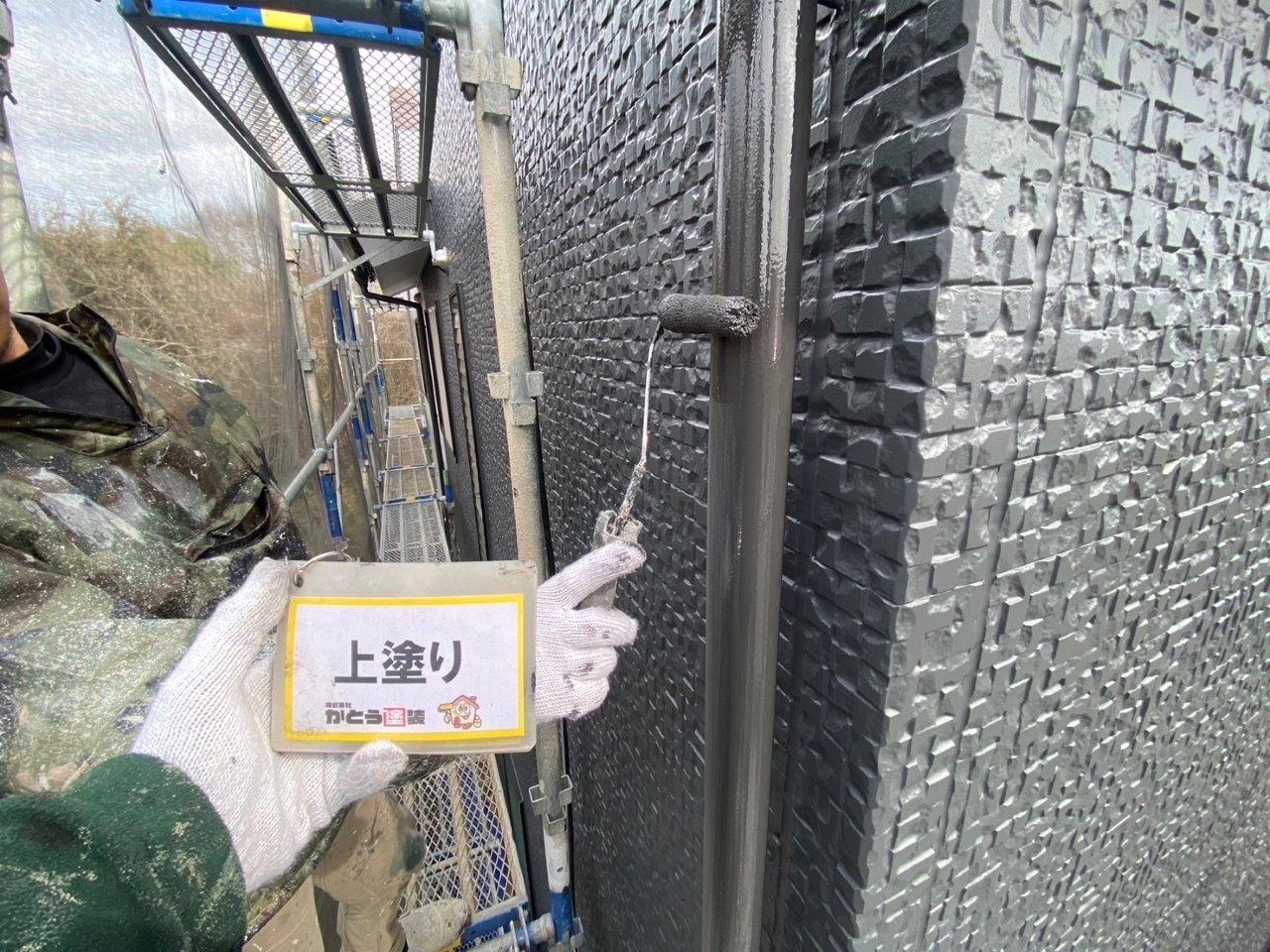 熊本市北区龍田Ⅿ様邸外壁塗装，付帯部塗装