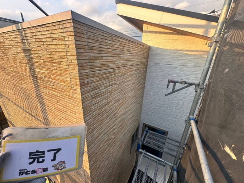 施工後の外壁のお写真です。<br />