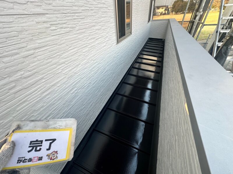 施工後の屋根のお写真です。<br />日常生活で見えない箇所でも、手を抜くことなく妥協無く施工します。