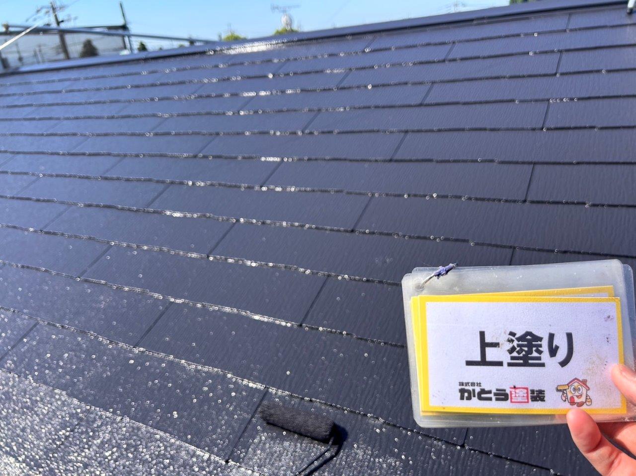 熊本市北区Ⅿ様邸外壁塗装、屋根を高耐久の無機系の塗料で塗装しました。