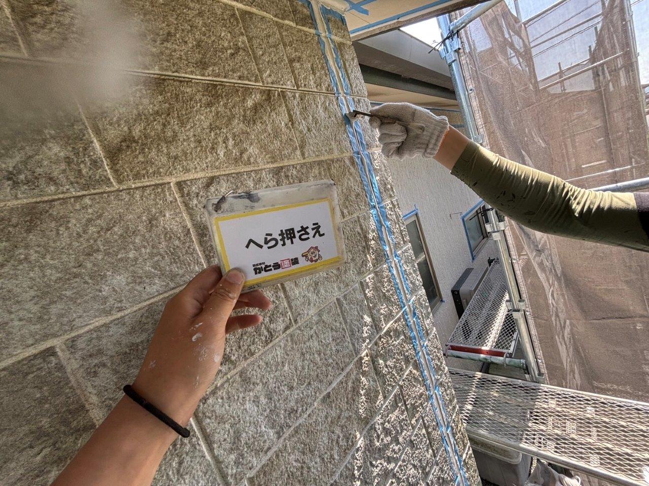 菊陽町k様邸外壁塗装，シーリング工事をおこないました。