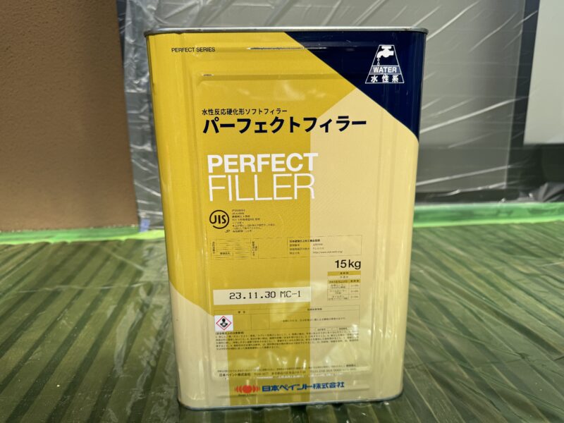 外壁の使用塗料です。