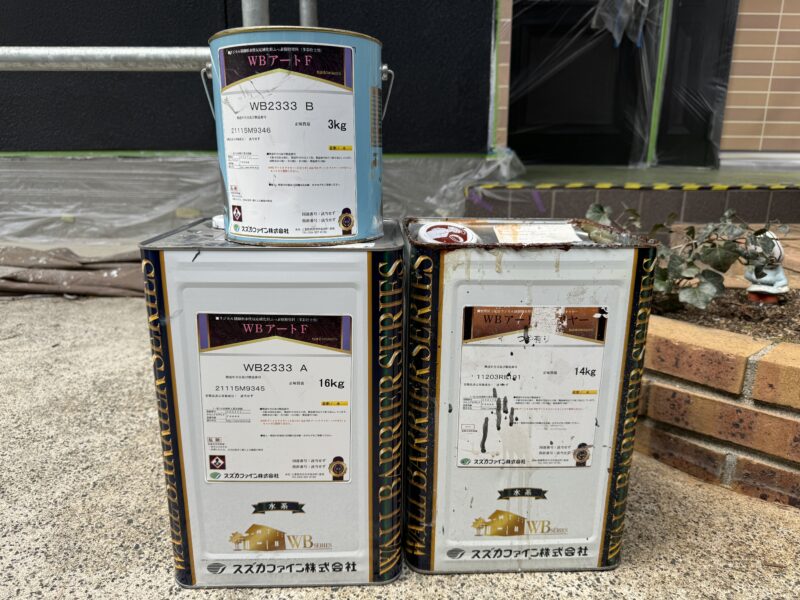 外壁（WB）の使用塗料です。