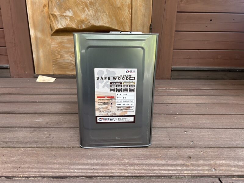 外壁の使用塗料です。