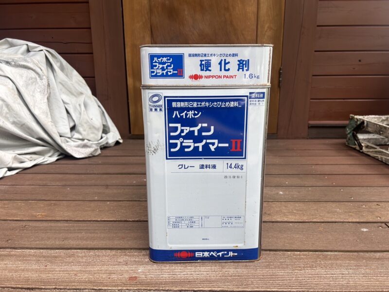 サビ止め塗料です。