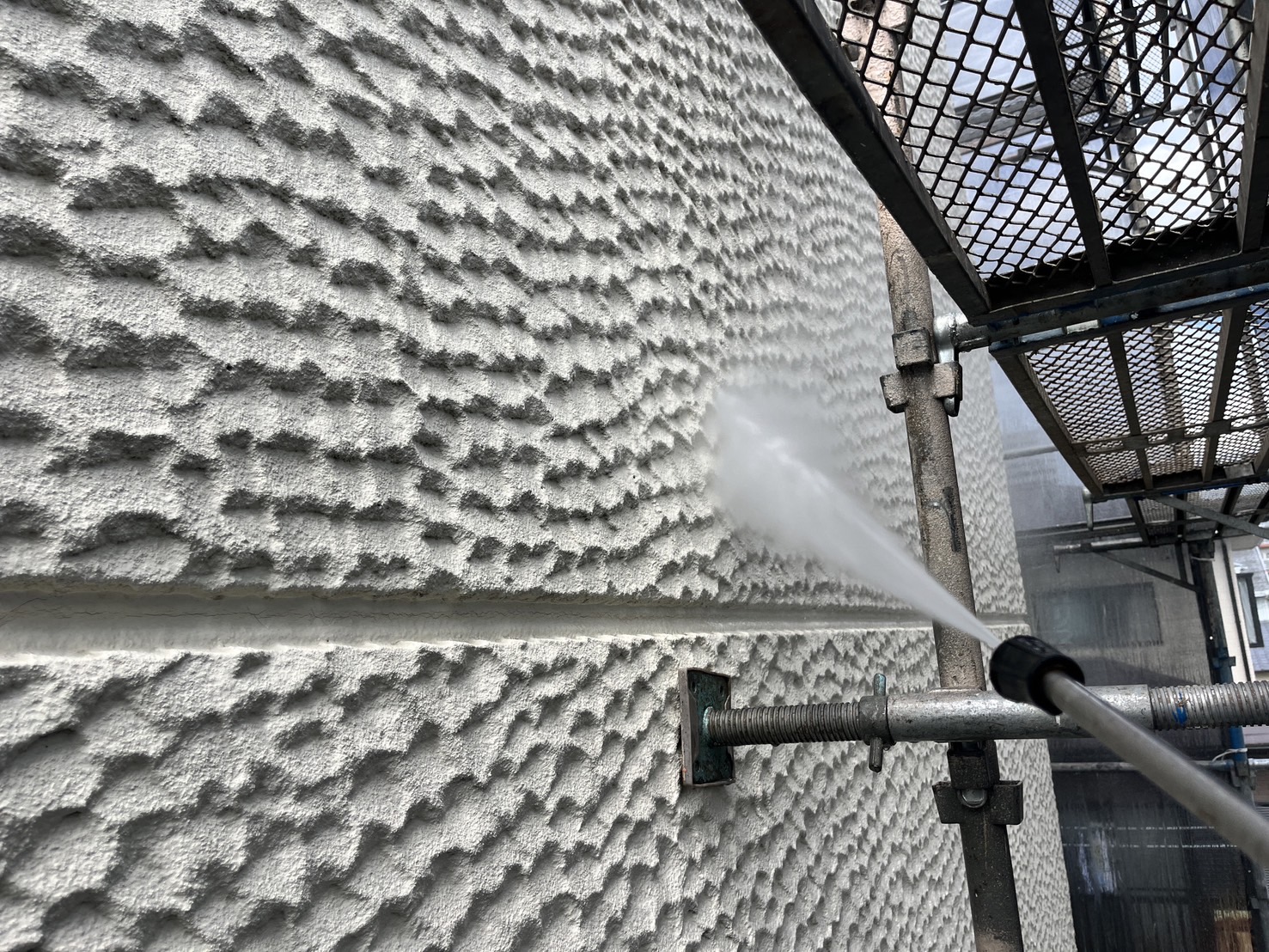 熊本市東区N様邸外壁塗装，高圧洗浄をおこないました