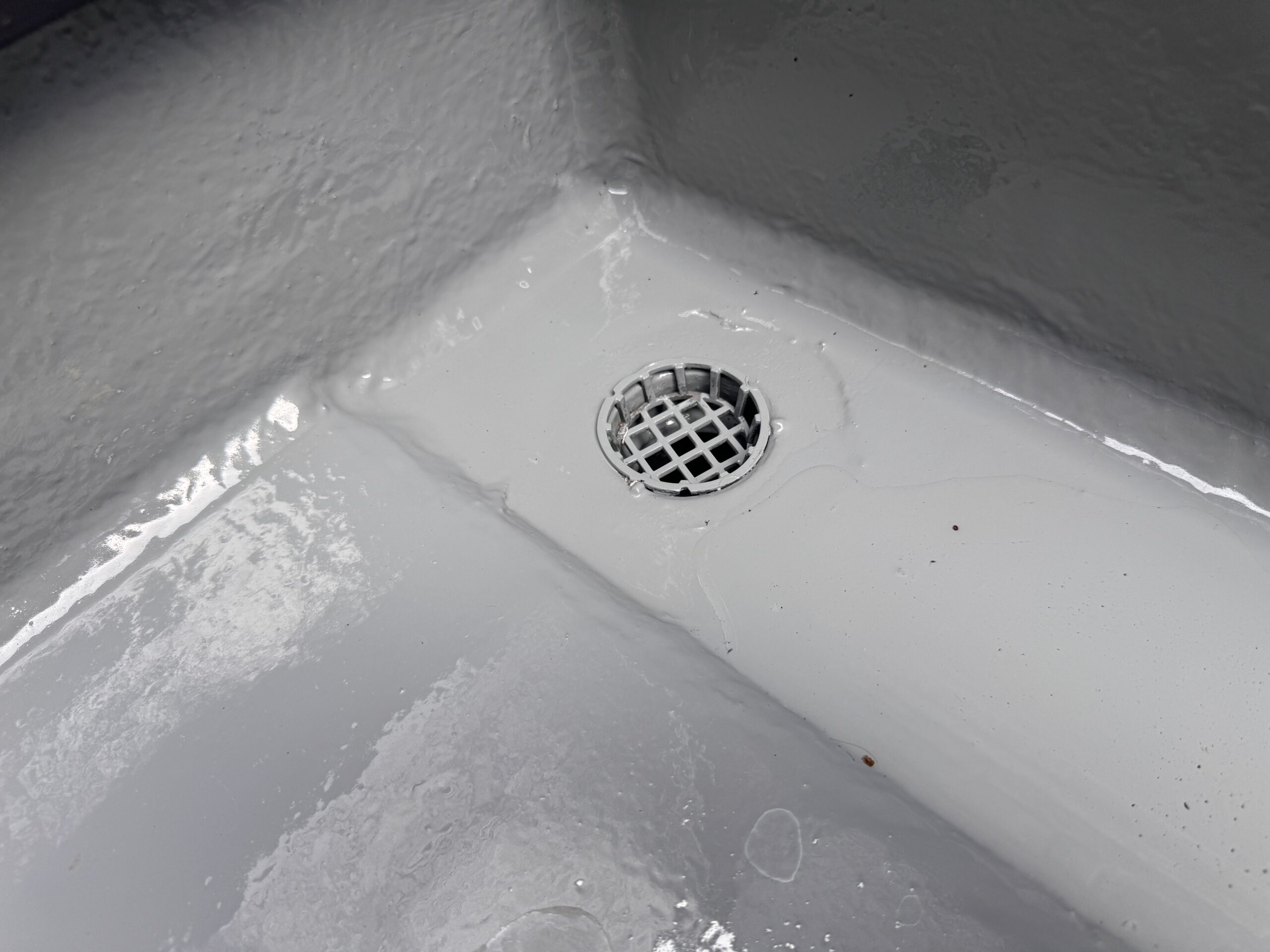 合志市K様邸外壁，ベランダのドレンとフードの交換をおこないました