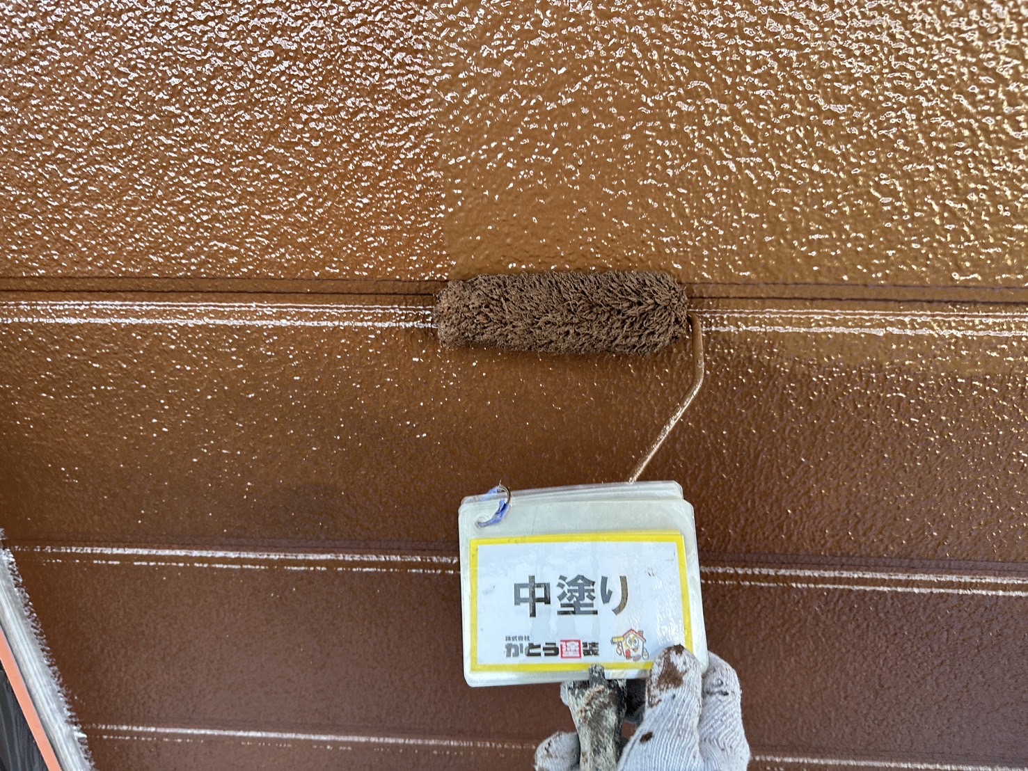 宇城市K様邸外壁塗装，外壁と屋根の塗装をおこないました