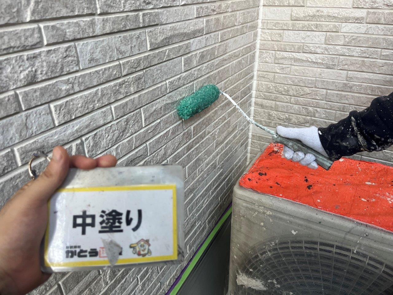 熊本市北区K様邸外壁塗装，クリアー塗装をおこないました