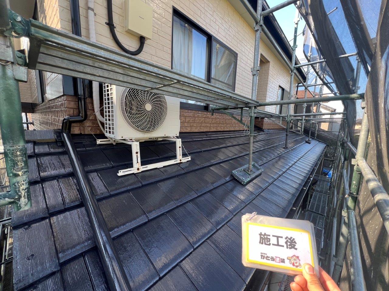 合志市F様邸外壁塗装，施工完了しました