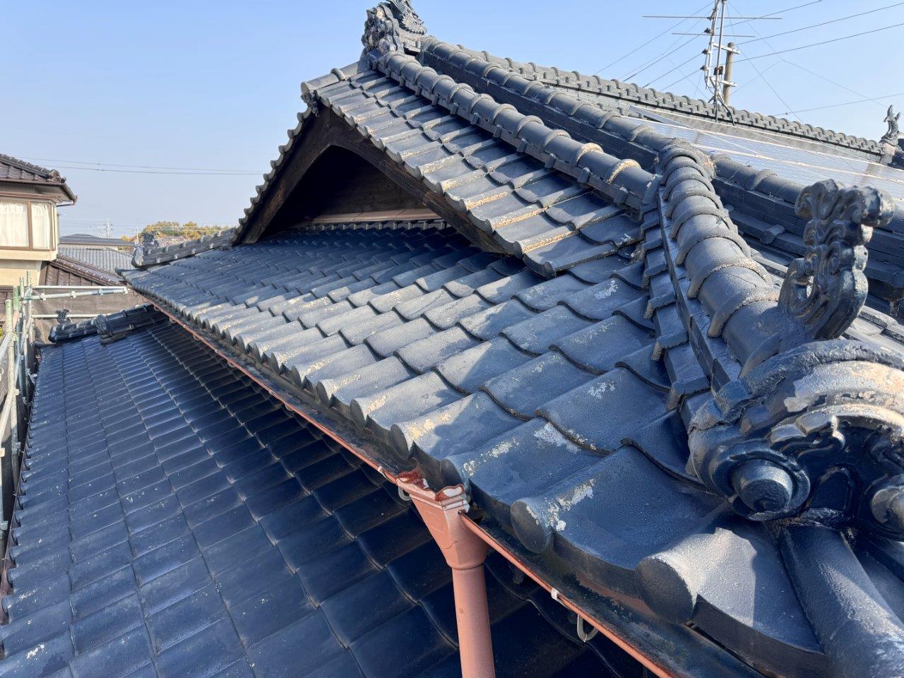 合志市M様邸外壁塗装，施工前のお写真です