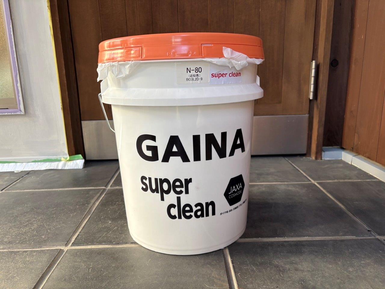 熊本市北区K様邸外壁塗装，GAINAスーパークリーン