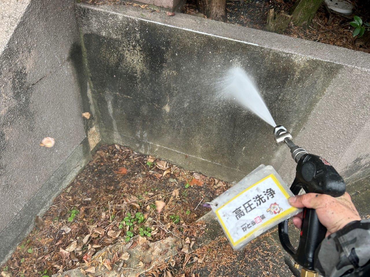 菊陽町Y様邸外壁塗装，高圧洗浄をおこないました