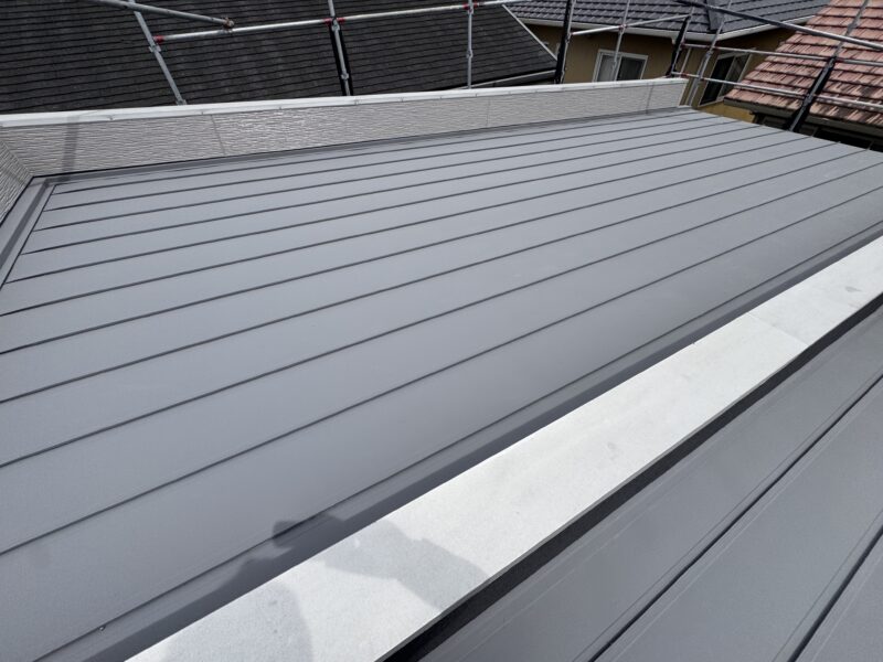 断熱性能に優れたガイナで施工しています。<br />
省エネ効果や快適な居住空間を実現したい方にオススメの塗料となっています。