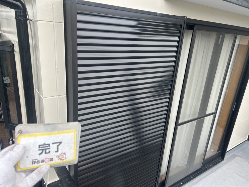 艶が完全に戻り、まるで鏡面のような仕上がりです。