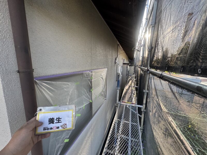 養生の様子です。