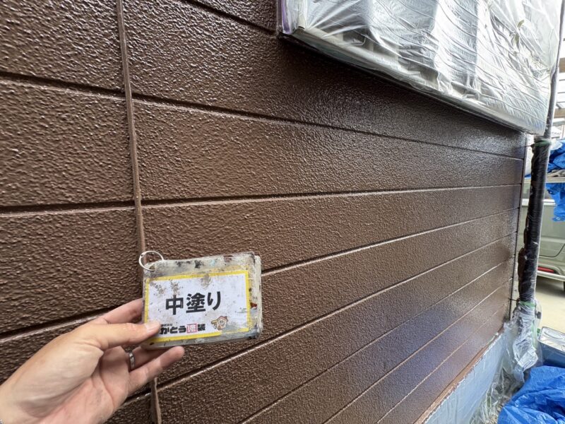 中塗り完了しました。