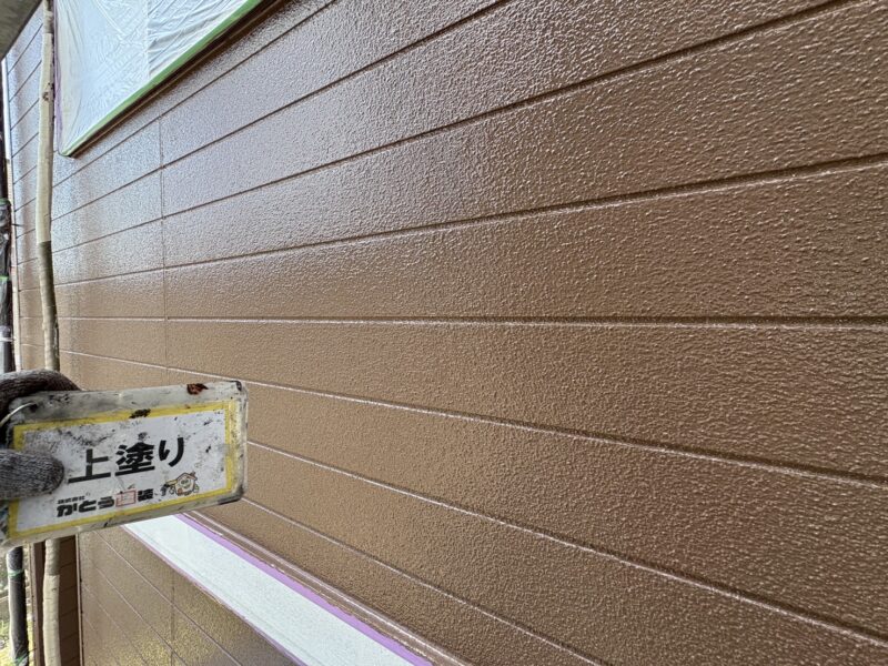上塗り完了しました。
