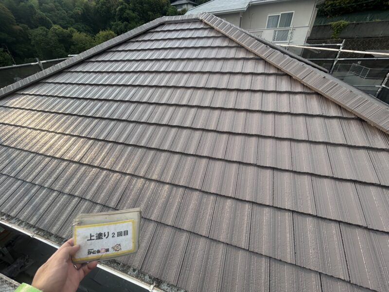 塗膜に十分な厚みを持たせることで、耐久性があがります。