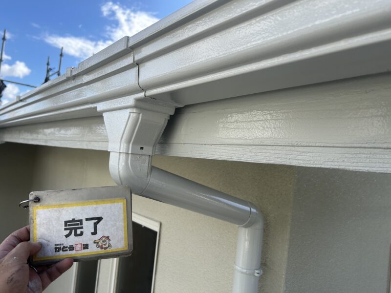 防カビ・防藻性のある塗料で、長く塗り立ての綺麗さを維持してくれます。