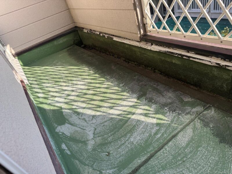 防水状況になりますグリーンで塗装されていました