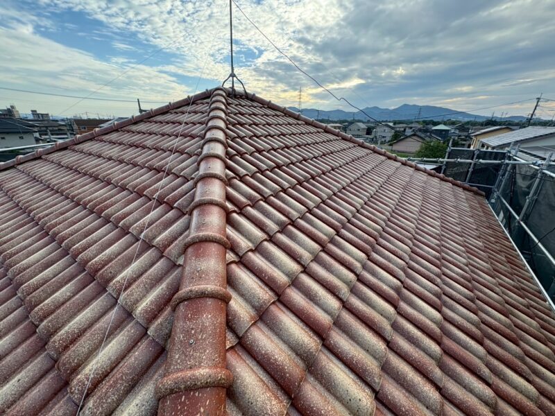 上塗り完了しました。