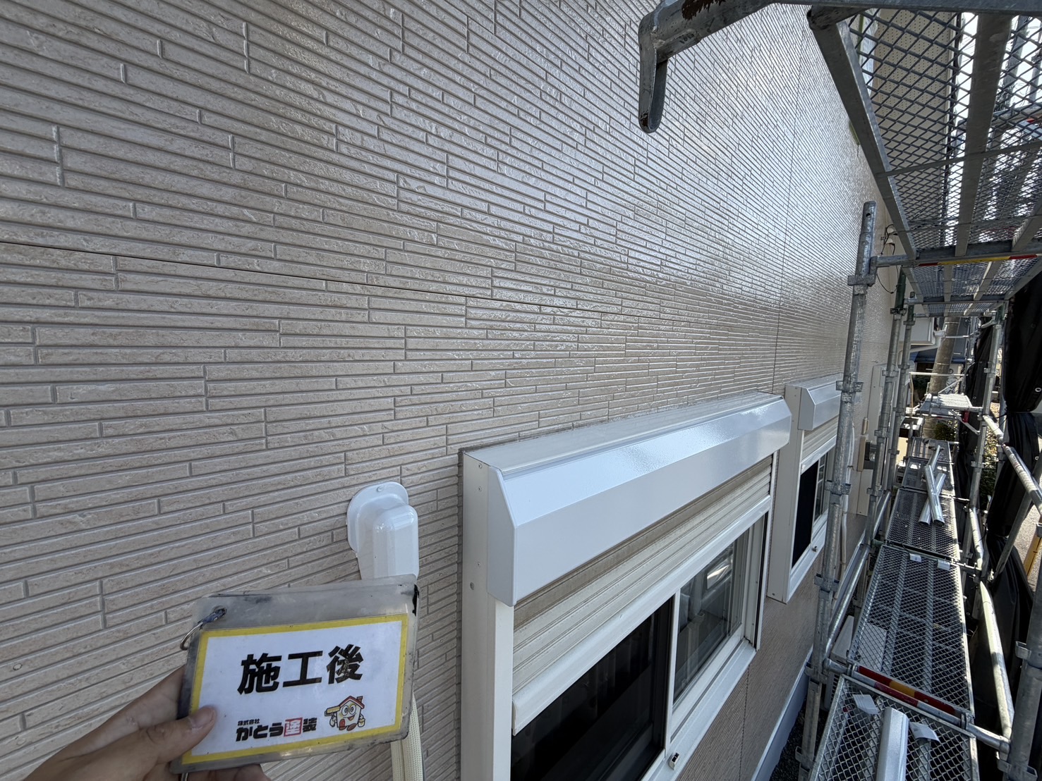 宇城市M様邸　クリアー塗装で新築時のような艶と光沢感、過酷な環境下でも汚れにくく綺麗な外観を維持してくれます